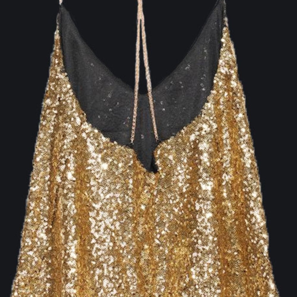 Gold Sequin Top - image 3